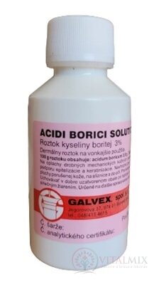 ACIDI BORICI SOLUTIO 3% - GALVEX sol der 1x100g