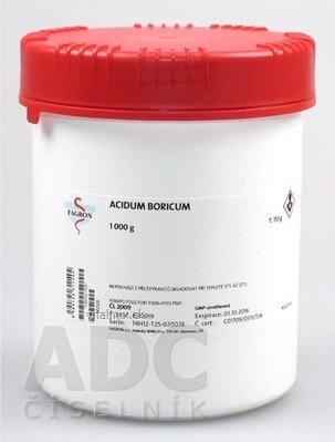 Kyselina boritá - FAGRON v dóze 1x1000 g
