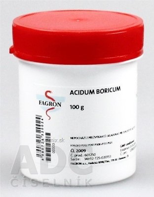 Kyselina boritá - FAGRON v dóze 1x100 g