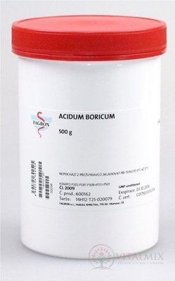 Kyselina boritá - FAGRON v dóze 1x500 g