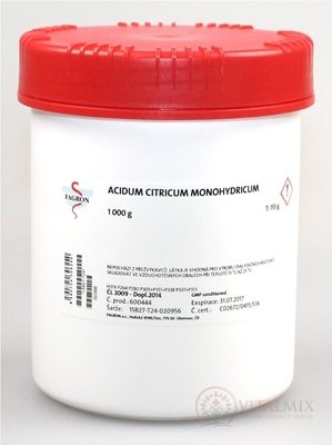 Monohydrát kyseliny citronové - FAGRON v dóze 1x1000 g