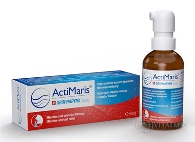 ActiMaris OROPHARYNX Sprej hypertonický roztok mořské vody 1x50 ml