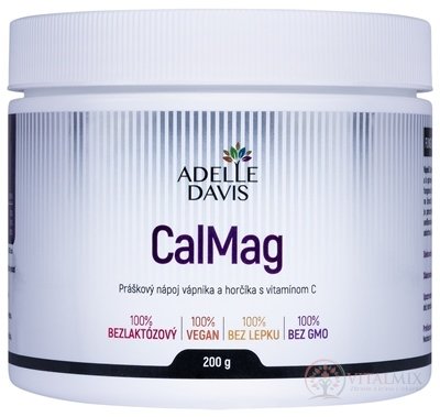 Adelle DAVIS CalMag s Vitamínem C moučkový nápoj 1x200 g