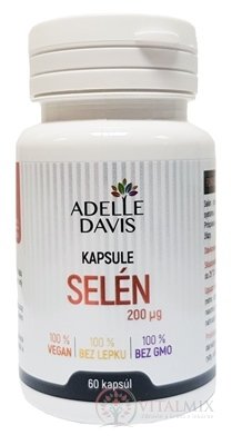 Adelle DAVIS SELEN 200 mcg cps 1x60 ks