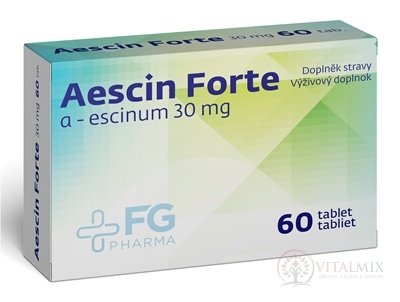 Aescin Forte 30 mg - FG Pharma tbl (inů. 2021) 1x60 ks