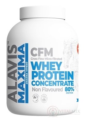 ALAVIS MAXIMA Syrovátkový proteinový koncentrát 80% prášek 1x1500 g