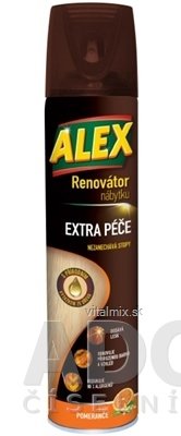 ALEX Renovator nábytku EXTRA péči sprej, vůně pomeranč, 1x400 ml