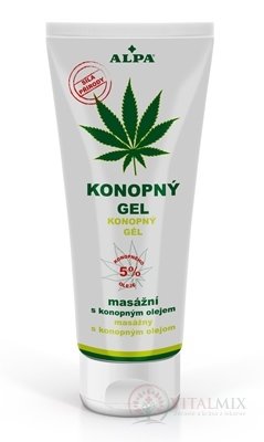 ALPA KONOPNÝ GEL masážní s konopným olejem 1x100 ml