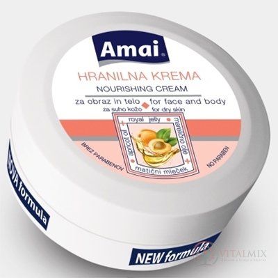 Amai VYŽIVUJÍCÍ OBLIČEJOVÝ KRÉM a tělo meruňkový olej, 1x250 ml