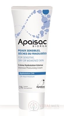 Apaisac BIORGA Intenzivní hydratační krém modrá řada (Intensive Moisturising Cream) 1x40 ml