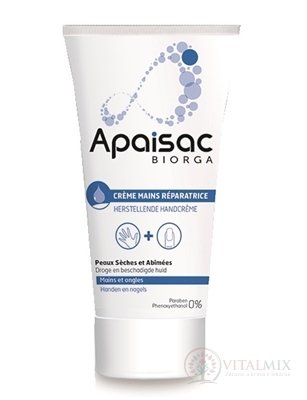 Apaisac BIORGA Reparační krém na ruce modrá řada (Restorative Hand Cream) 1x50 ml