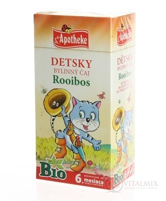 APOTHEKE BIO DĚTSKÝ BYLINNÝ ČAJ ROOIBOS nálevové sáčky (od ukončeného 6. měsíce) 20x1,5 g (30 g)