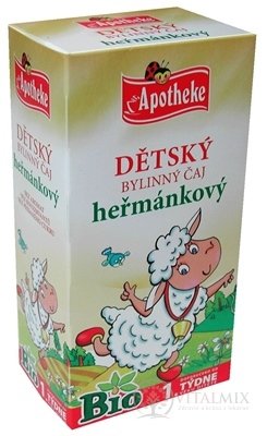 APOTHEKE BIO DĚTSKÝ BYLINNÝ ČAJ heřmánkový nálevové sáčky (od ukončeného 1. týdne) 20x1 g (20 g)