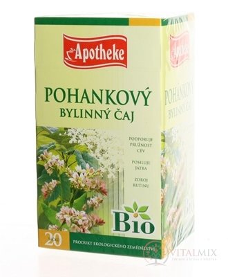 APOTHEKE BIO SELECTION Pohankový BYLINNÝ ČAJ 20x1,5 g (30 g)