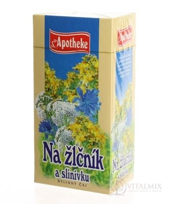 APOTHEKE BYLINNÝ ČAJ NA ŽLUČNÍK a slinivky 20x1,5 g (30 g)