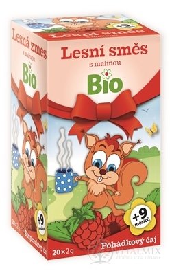 APOTHEKE POHÁDKA Lesní směs s malinou Bio ovocný čaj (od ukončeného 9. měsíce) 20x2 g (40 g)