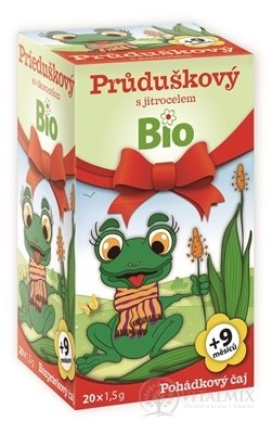 APOTHEKE POHÁDKA Průduškový s jitrocelem Bio bylinný čaj (od ukončeného 9. měsíce) 20x1,5 g (30 g)