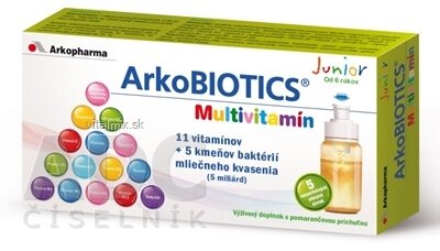 ArkoBIOTICS Multivitamin Junior samostatné pitné dávky 5x7 ml (35 ml)
