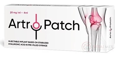 Artro-Patch Implantát na bázi HA 80 mg/4 ml v předplněné injekční stříkačce, na náhradu synoviální tekutiny (20 mg/ml) 1x4 ml
