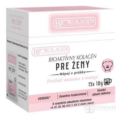 asp bioaktivních KOLAGEN PRO ŽENY nápoj v prášku, sáčky 15x10 g (150 g)