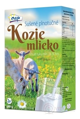 asp KOZÍ MLÉKO sušené plnotučné 1x280 g