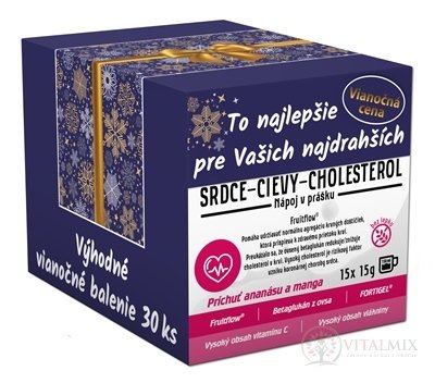 asp SRDCE - CÉVY - CHOLESTEROL Vánoce nápoj v prášku, sáčky 30x15 g (450 g)