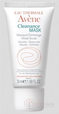 AVENE Cleanance MASK (MASQUE - GOMMAGE) exfoliační maska - peeling 1x50 ml