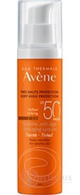 AVENE solaire ANTI-AGE TEINTE SPF50 + sluneční anti-age, tónovací, citlivá pleť 1x50 ml