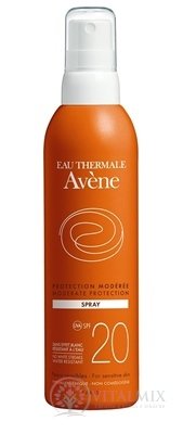 AVENE SPRAY SPF20 (PROTECTION moderní) střední ochrana citlivé kůže 1x200 ml