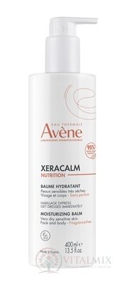 AVENE XERACALM NUTRITION Hydratační balzám pro velmi suchou citlivou pokožku 1x400 ml