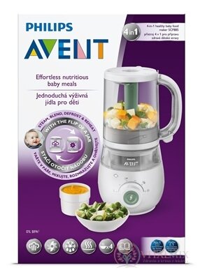 AVENT Parní HRNEC A MIXÉR 4v1 (SCF 885) 1x1 ks