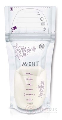 AVENT Sáčky na mateřské mléko jednorázové, objem 180 ml, 1x25 ks