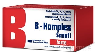 B-Komplex forte Zentiva tbl flm 1x100 ks