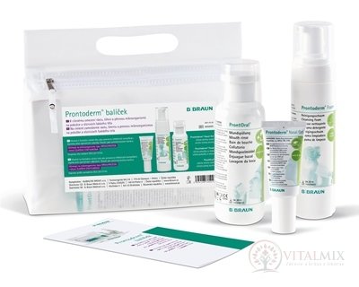 B.BRAUN Prontoderm balíček ProntOral 250 ml + Prontoderm Nasal Gel 30 ml + Prontoderm Foam 200 ml, 1x1 set