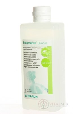B.Braun PRONTODERM SOLUTION roztok, antimikrobiální bariéra 1x500 ml
