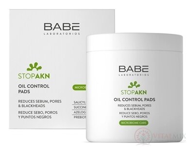BABÉ AKNÉ Čistící tampony (Oil Control pads) 1x60 ks