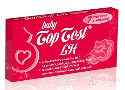 Baby Top Test LH ovulační - 7 proužkový jednokrokový 1x7 ks