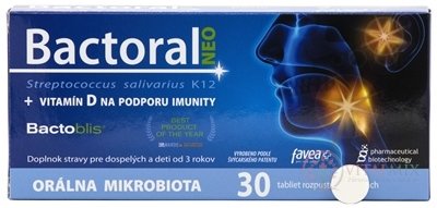 BACTORAL NEO (Pharmaceutical Biotechnology) tablety rozpustné v ústech 1x30 ks