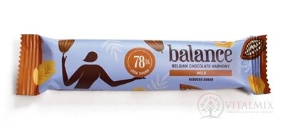 BALANCE MLÉČNÁ ČOKOLÁDA belgická, se sladidlem ze stévie 1x35 g