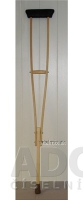 Berle dřevěných Podpažní VELKÁ 130-145 cm 1x1 ks