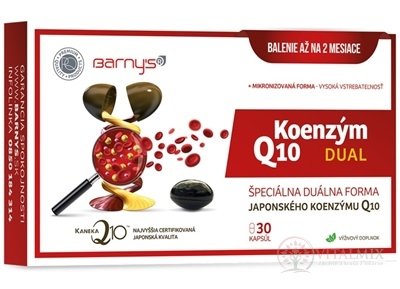 BARNY&#39;S Koenzym Q10 dual 60 mg cps 1x30 ks