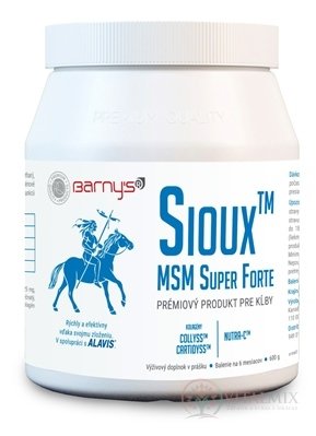 BARNY&#39;S Sioux MSM Super Forte prášek 1x600 g