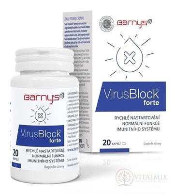 BARNY&#39;S VirusBlock forte cps 1x20 ks