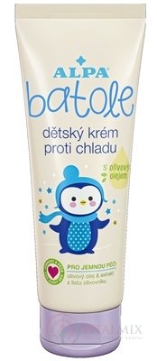 BATOLE DĚTSKÝ KRÉM PROTI CHLADU s olivovým olejem 1x75 ml