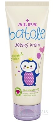 BATOLE DĚTSKÝ KRÉM s olivovým olejem 1x75 ml