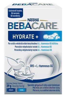 BEBACARE HYDRATE+VRECUSKA HYDRATE 6X4,5G + FLORA 6X2G OD NARODENIA 1X39G