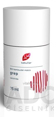 Bebutter BIO bambucké máslo Grep tělový balzám, celulitida, 1x75 ml