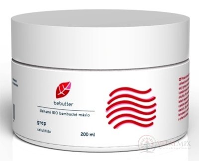 Bebutter šl.BIO bambucké máslo Grep krémový tělový balzám, celulitida, 1x200 ml