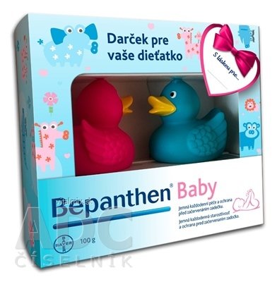 Bepanthen Baby mast 1x100 g + dárek dětské kačenky 1x1 set