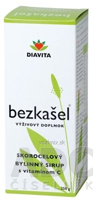 BEZKAŠEL jitrocelový BYLINNÝ SIRUP s vitamínem C (inov.zloženie) 1x250 g